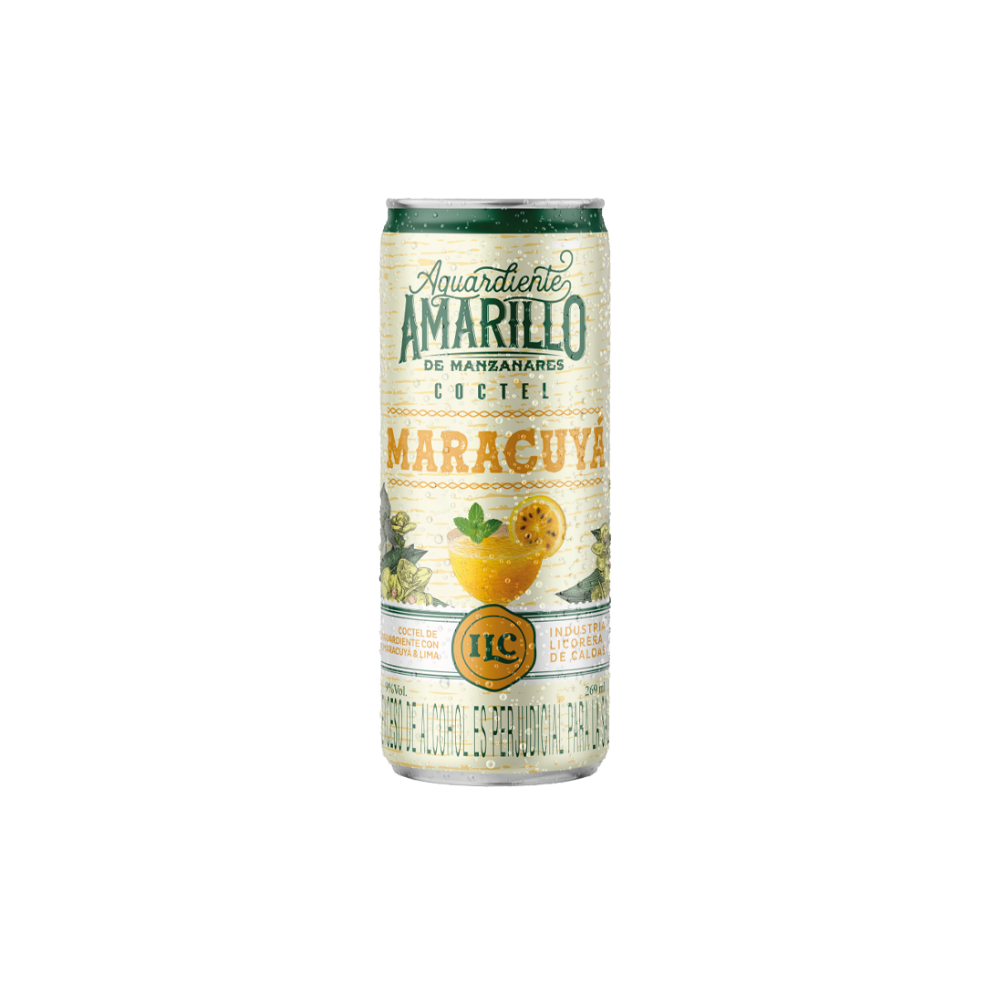 Cóctel Maracuyá Amarillo de Manzanares - La Principal de Licores - Medellín