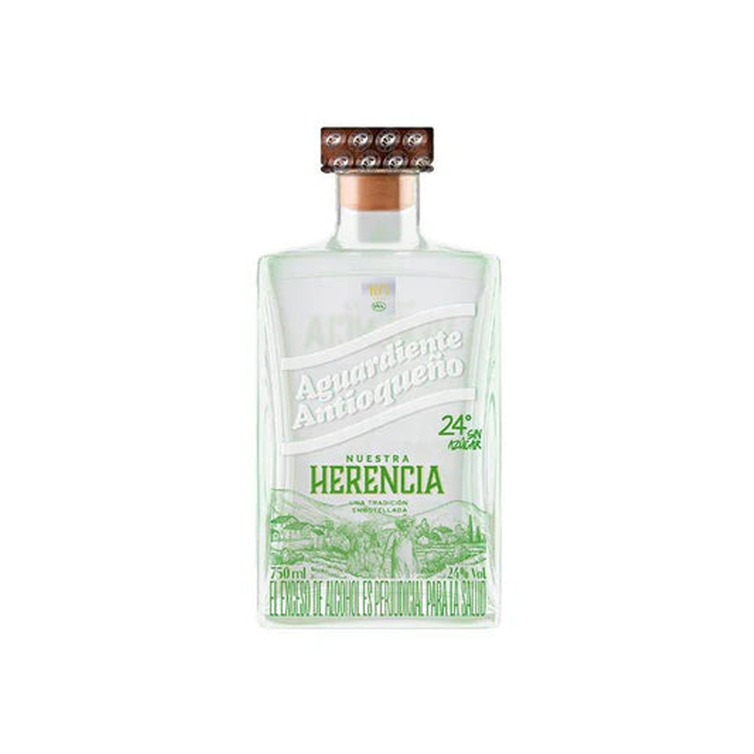 Aguardiente Antioqueño Nuestra Herencia Verde 750ml - La Principal de Licores - Medellín