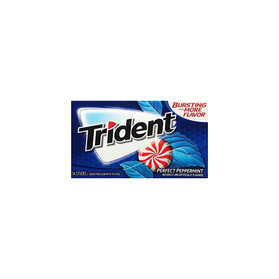 Chiclets Trident Perfect Peppermint - La Principal de Licores - Medellín