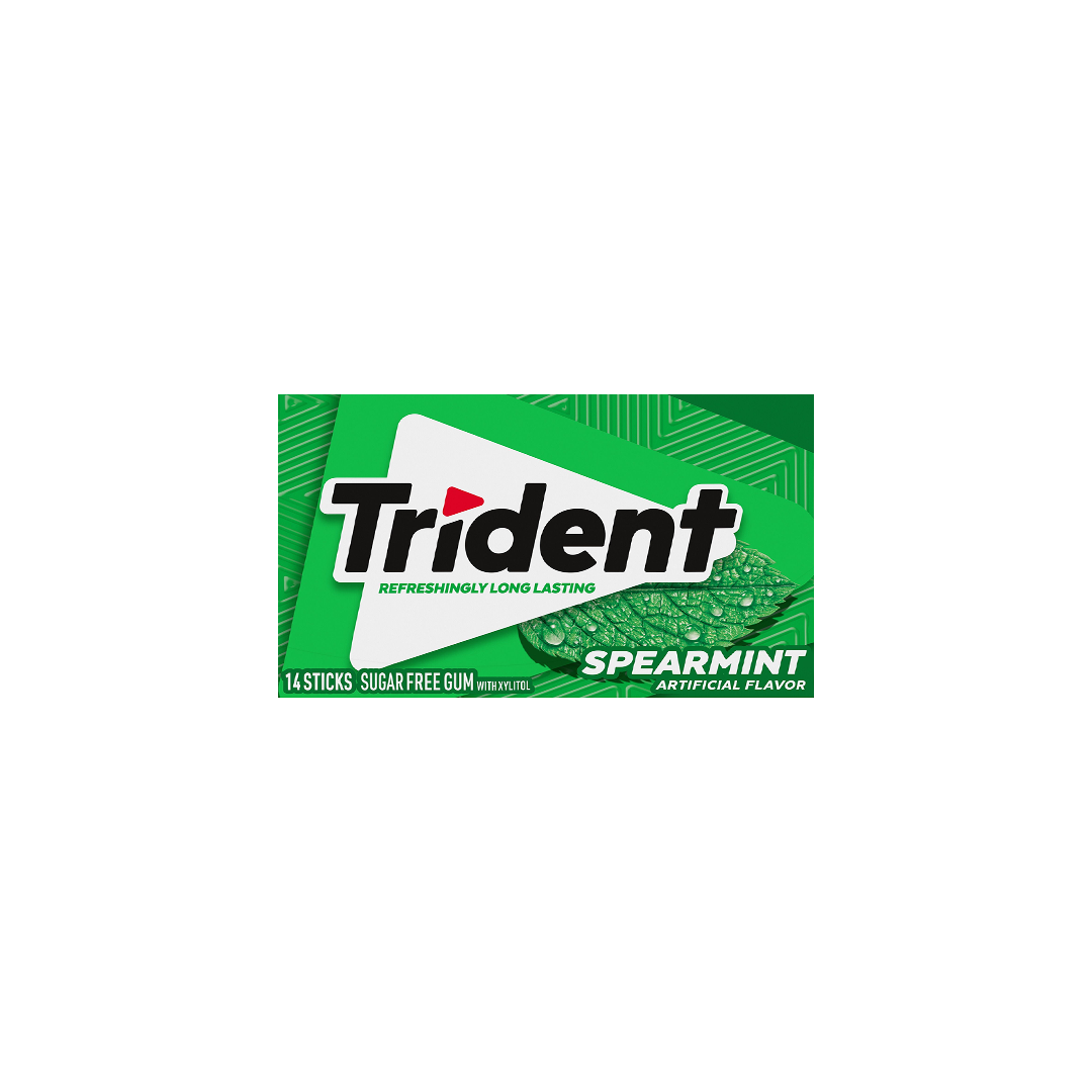 Chiclets Trident Spearmint - La Principal de Licores - Medellín