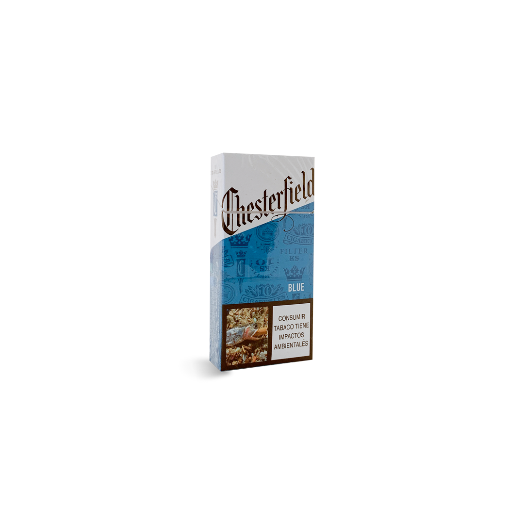 Cigarrillos Chesterfield Blue 10und - La Principal de Licores - Medellín