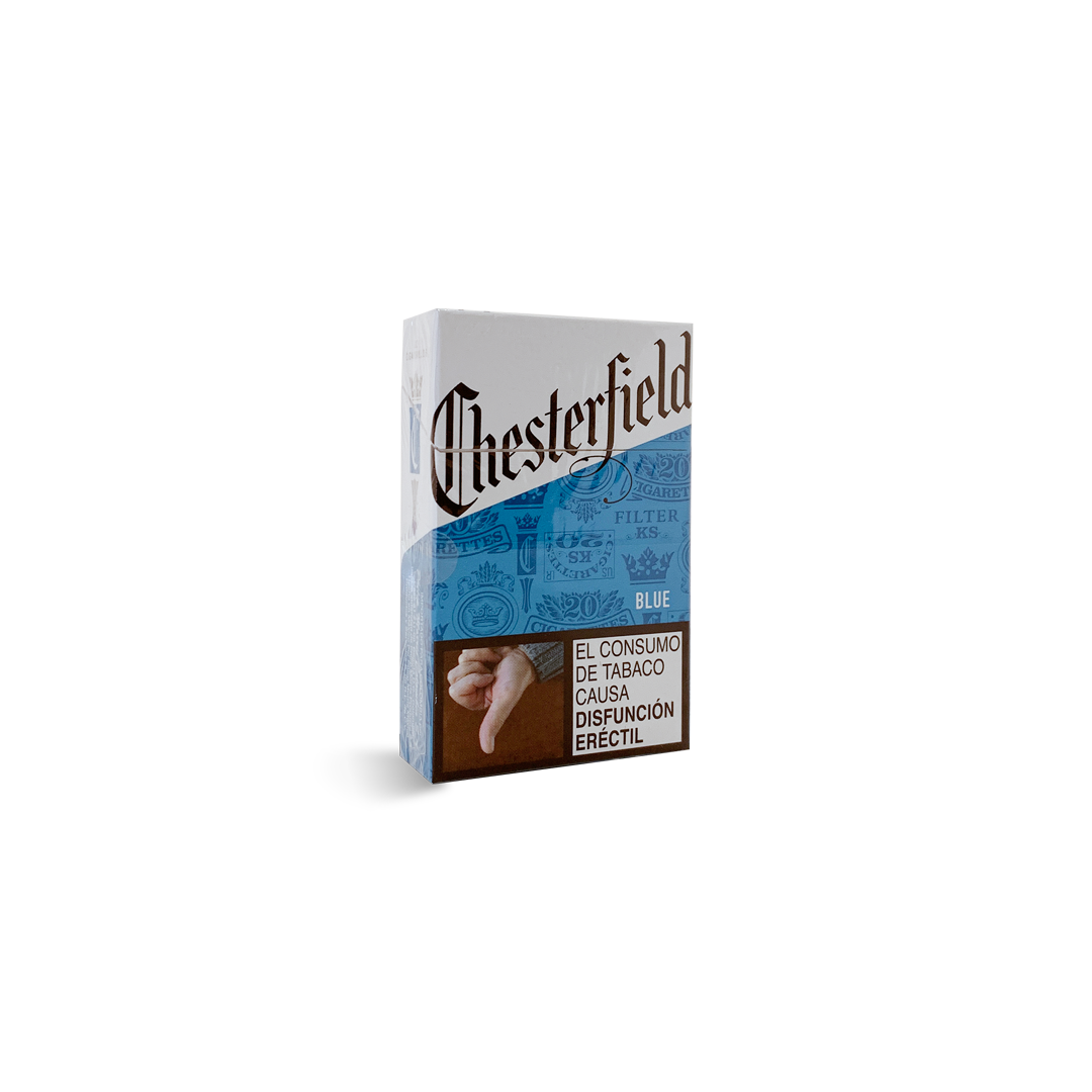 Cigarrillos Chesterfield Blue 20und - La Principal de Licores - Medellín