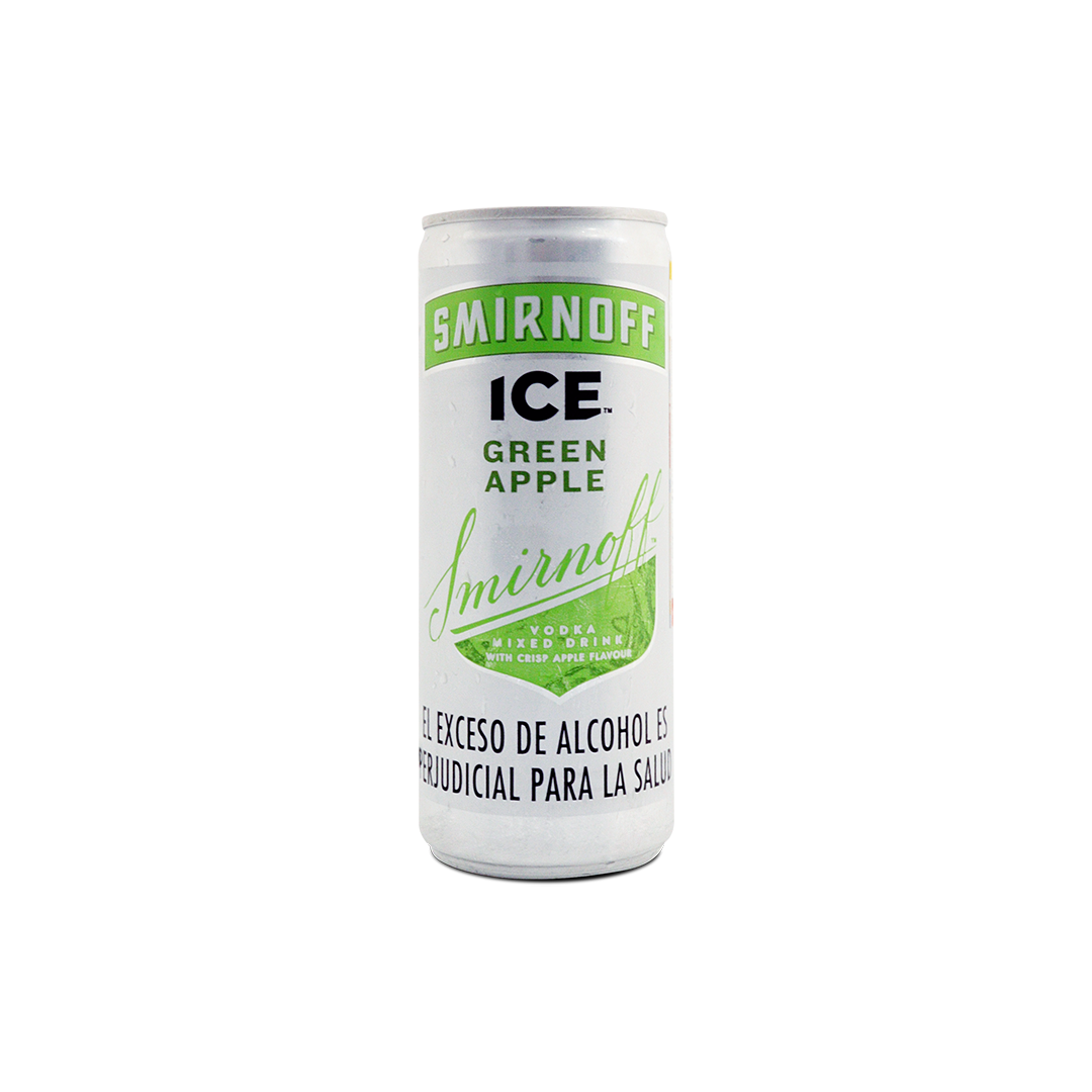 Coctel Smirnoff Ice Green Apple 250ml - La Principal de Licores - Medellín