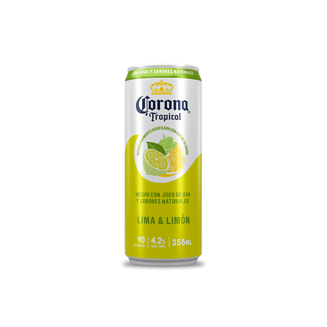 Cóctel Corona Tropical Lima & Limón 355ml - La Principal de Licores - Medellín