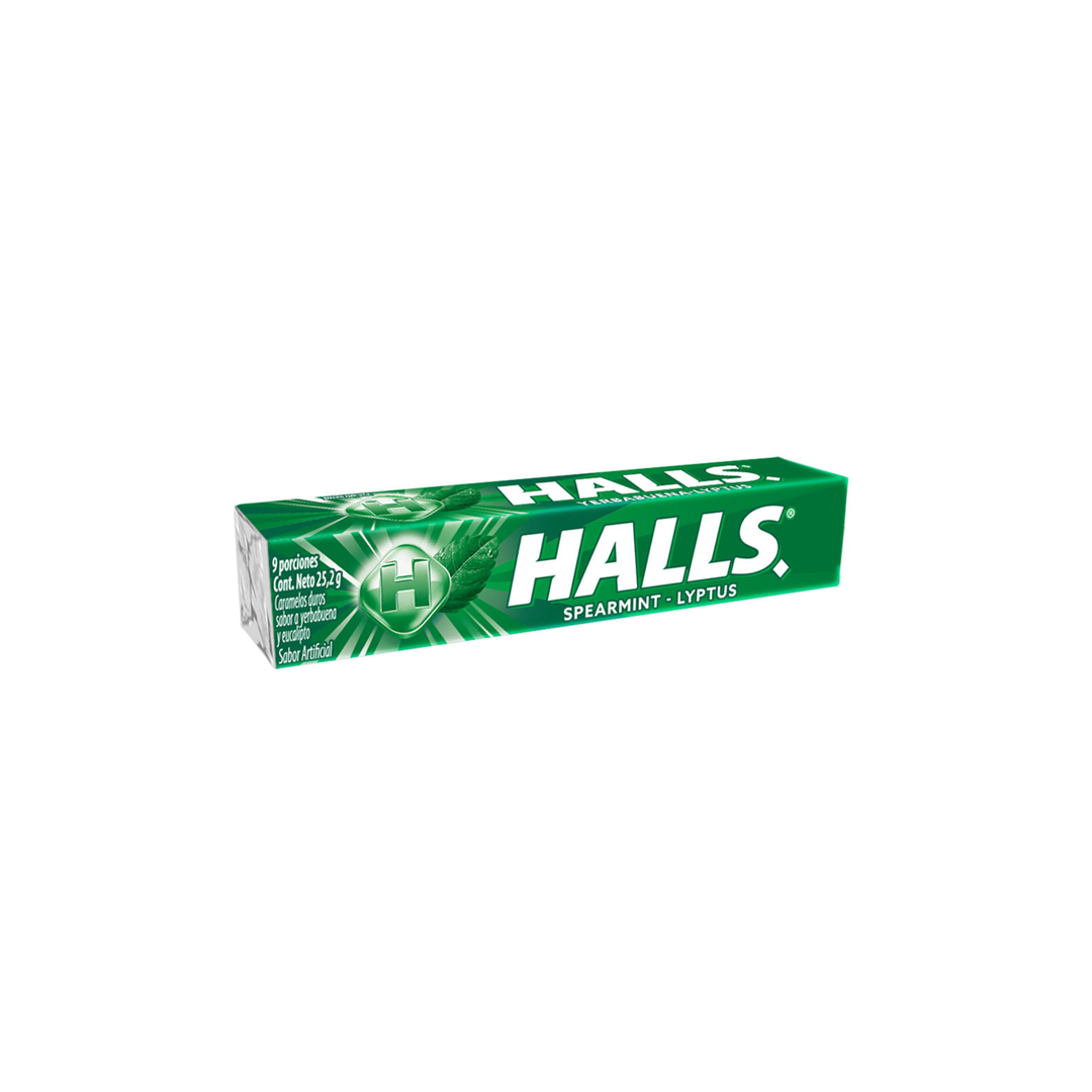 Halls Barra Spearmint - La Principal de Licores - Medellín