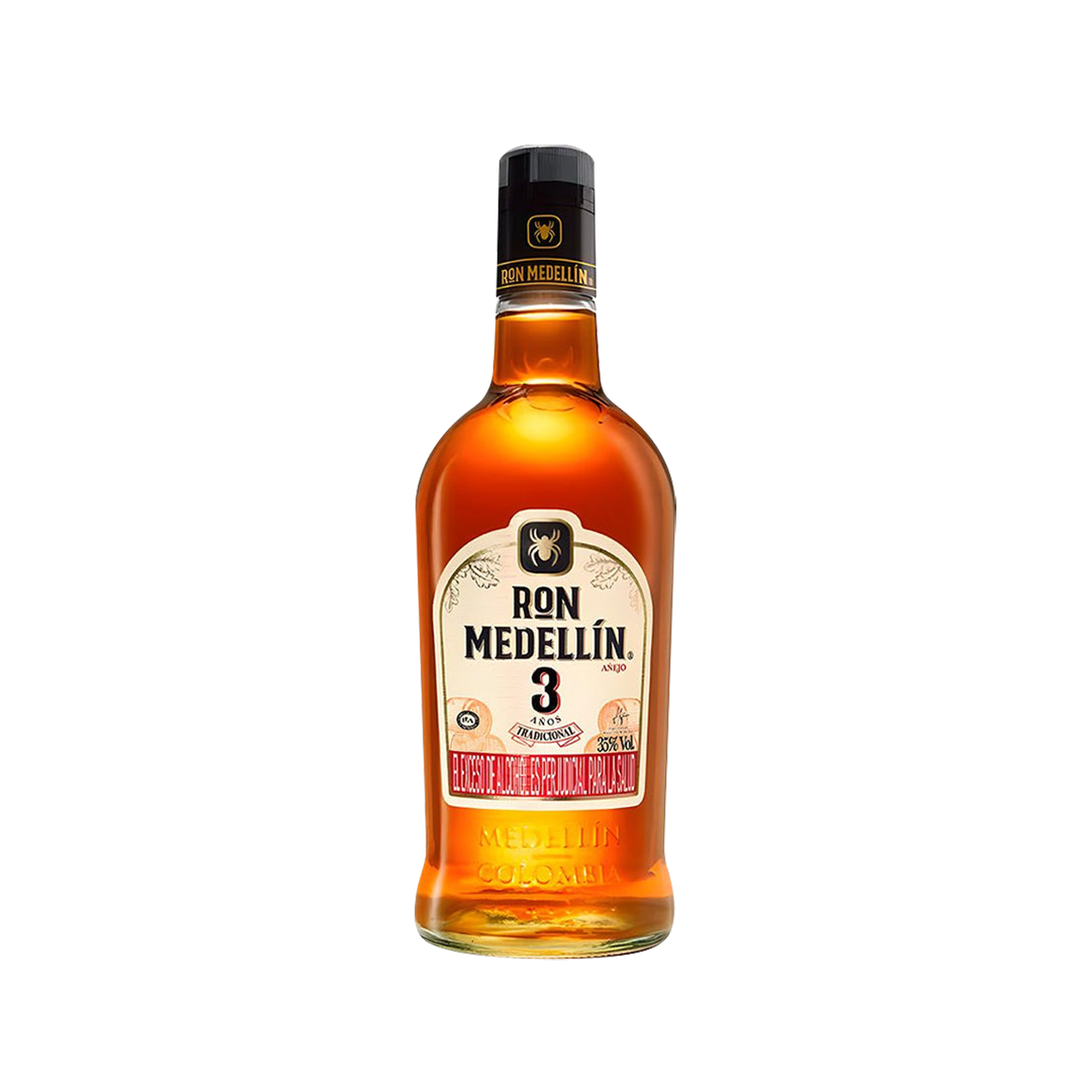 Ron Medellín 3 años Añejo 375ml - La Principal de Licores - Medellín