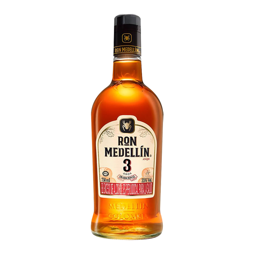 Ron Medellín 3 años Añejo 750ml - La Principal de Licores - Medellín