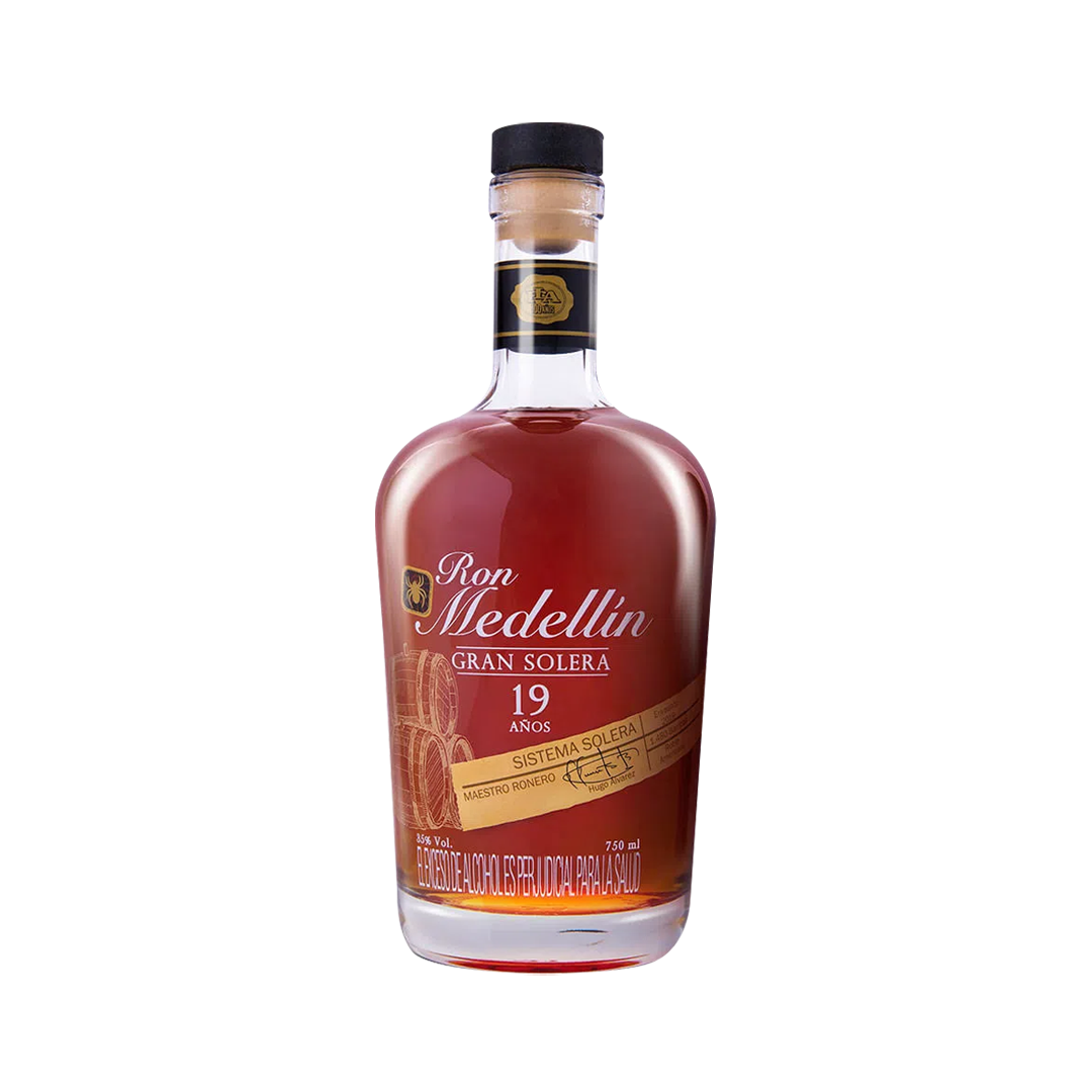 Ron Medellín 19 años Gran Solera 750ml - La Principal de Licores - Medellín