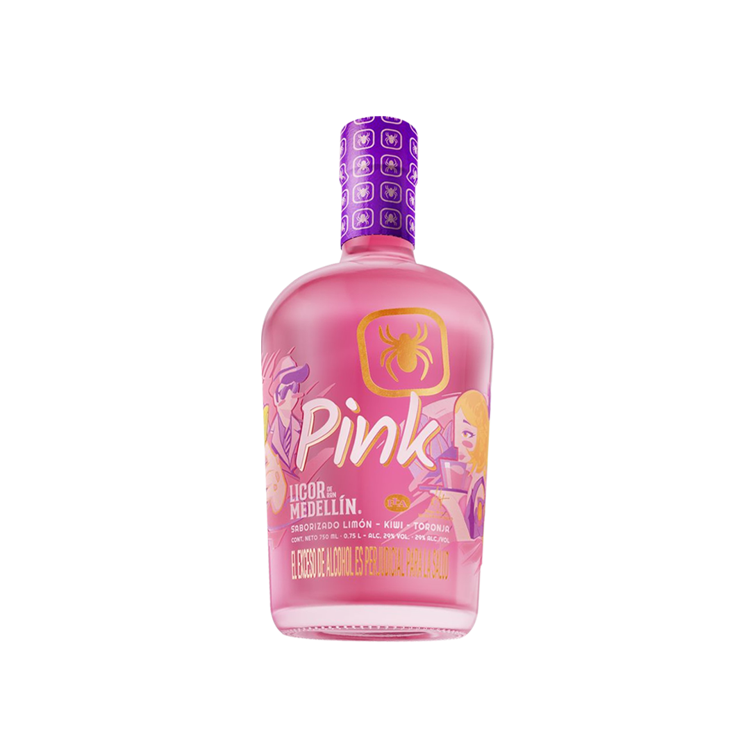 Ron Medellín Pink 750ml - La Principal de Licores - Medellín