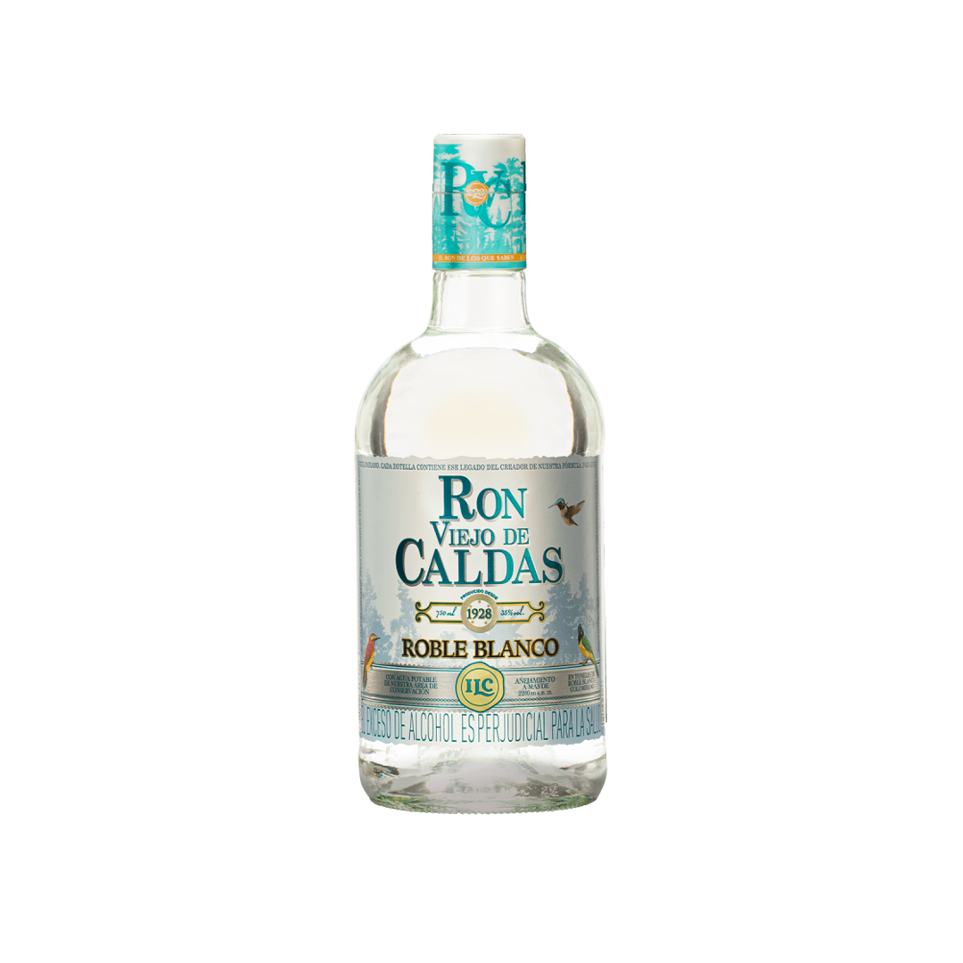 Ron Viejo de Caldas 15 años Roble Blanco 750ml - La Principal de Licores - Medellín