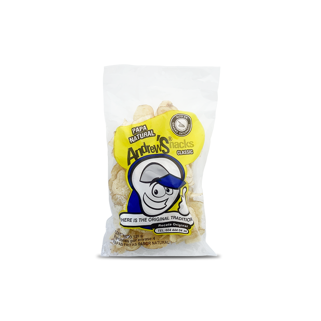 Snack Papas Andrew´s 120gr - La Principal de Licores - Medellín