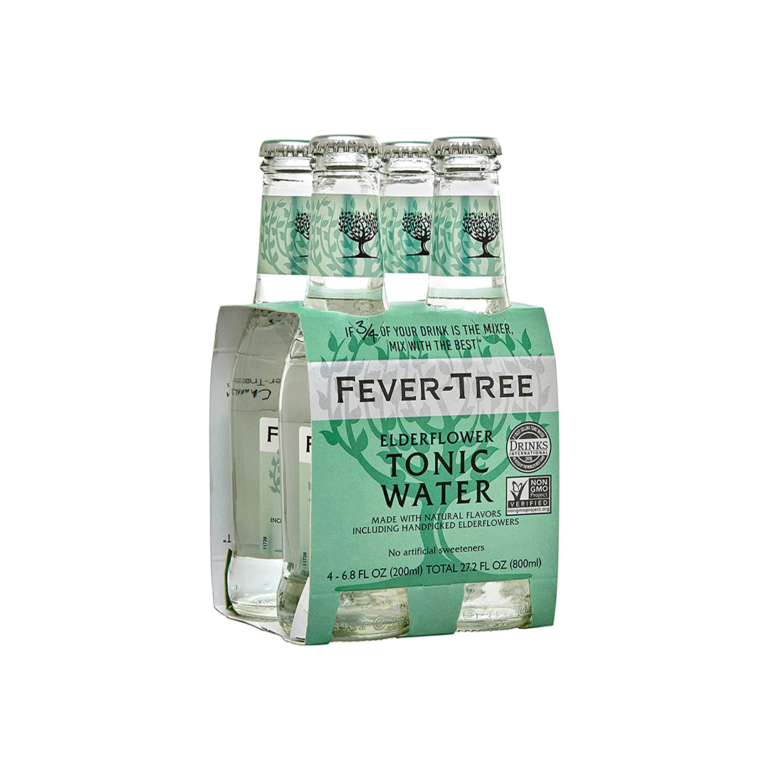 Tónica Fever Tree Elderflower 200ml Fourpack - La Principal de Licores - Medellín