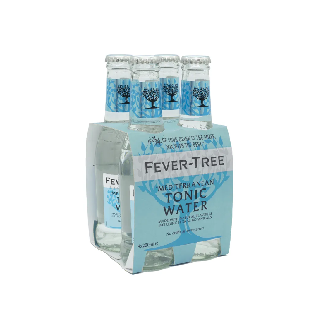 Tónica Fever Tree Mediterranean 200ml Fourpack - La Principal de Licores - Medellín