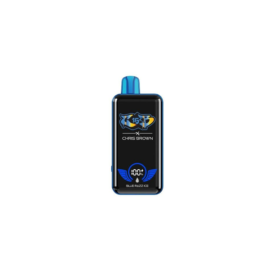 Vap Chris Brown CB15000 Blue Razz Ice - La Principal de Licores - Medellín