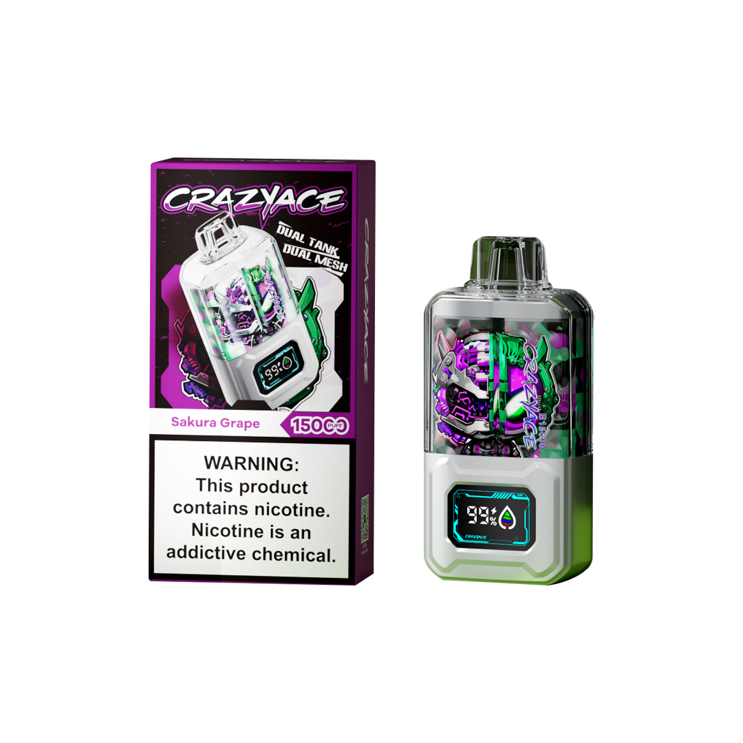 Vap Crazyace B15000 Sakura Grape - La Principal de Licores - Medellín