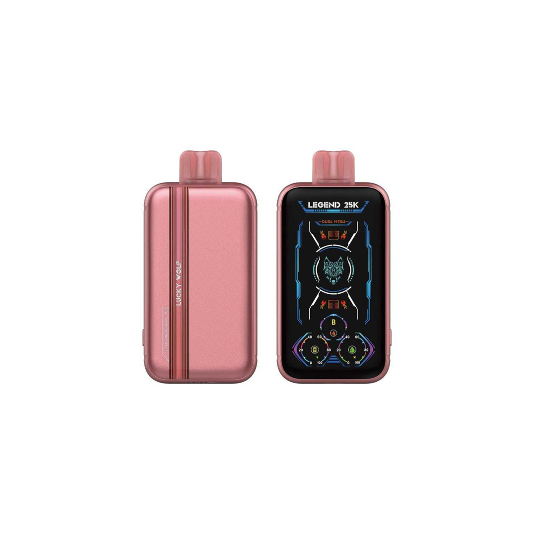 Vap Lucky Wolf Legend 25000 Strawberry Ice - La Principal de Licores - Medellín