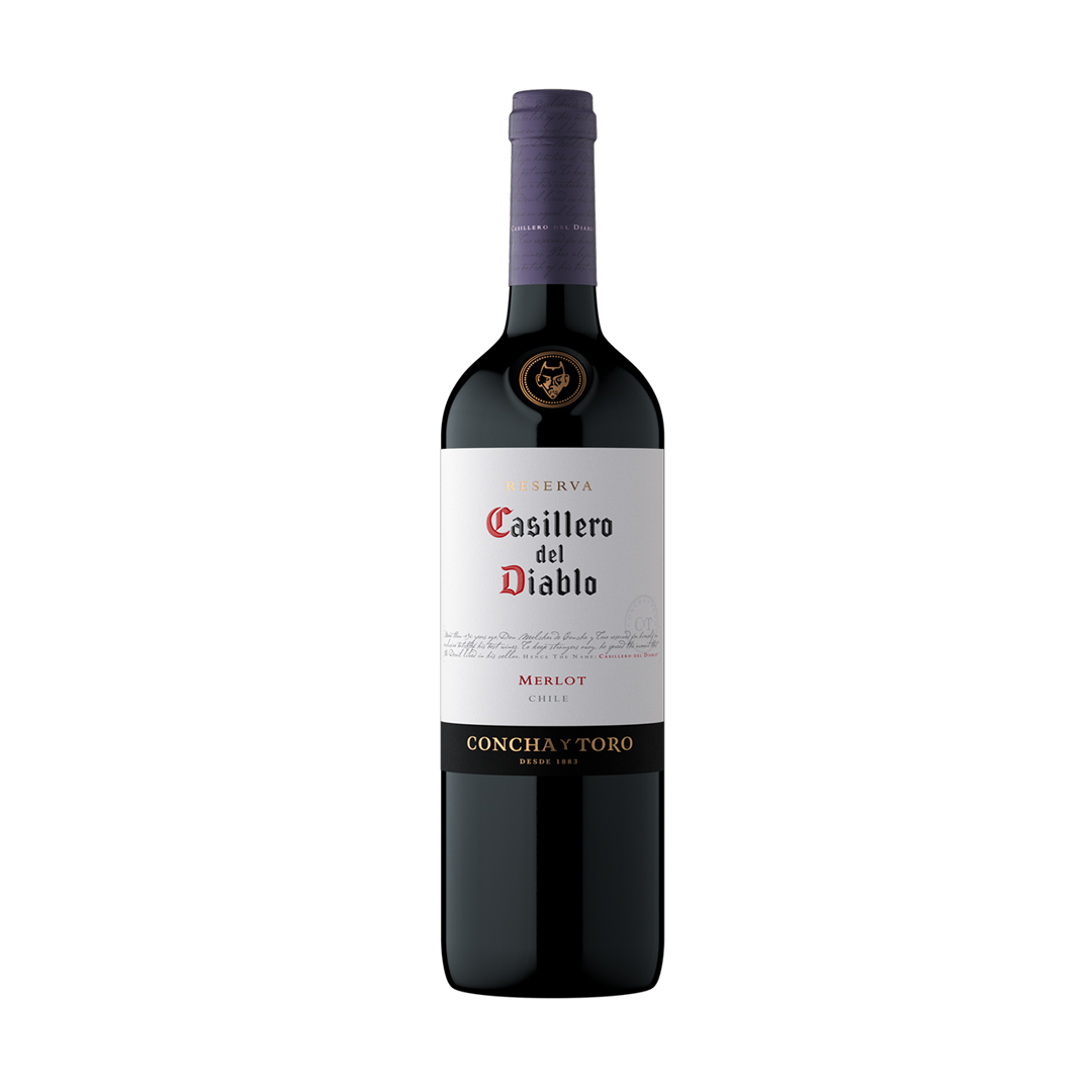 Vino Tinto Casillero del Diablo Merlot 750ml - La Principal de Licores - Medellín