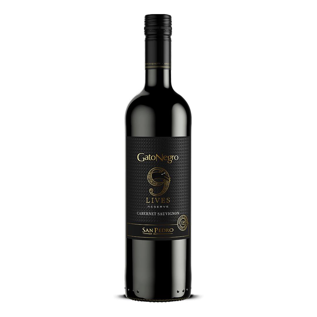 Vino Tinto Gato Negro 9 Lives Reserve Cabernet Sauvignon 750ml - La Principal de Licores - Medellín