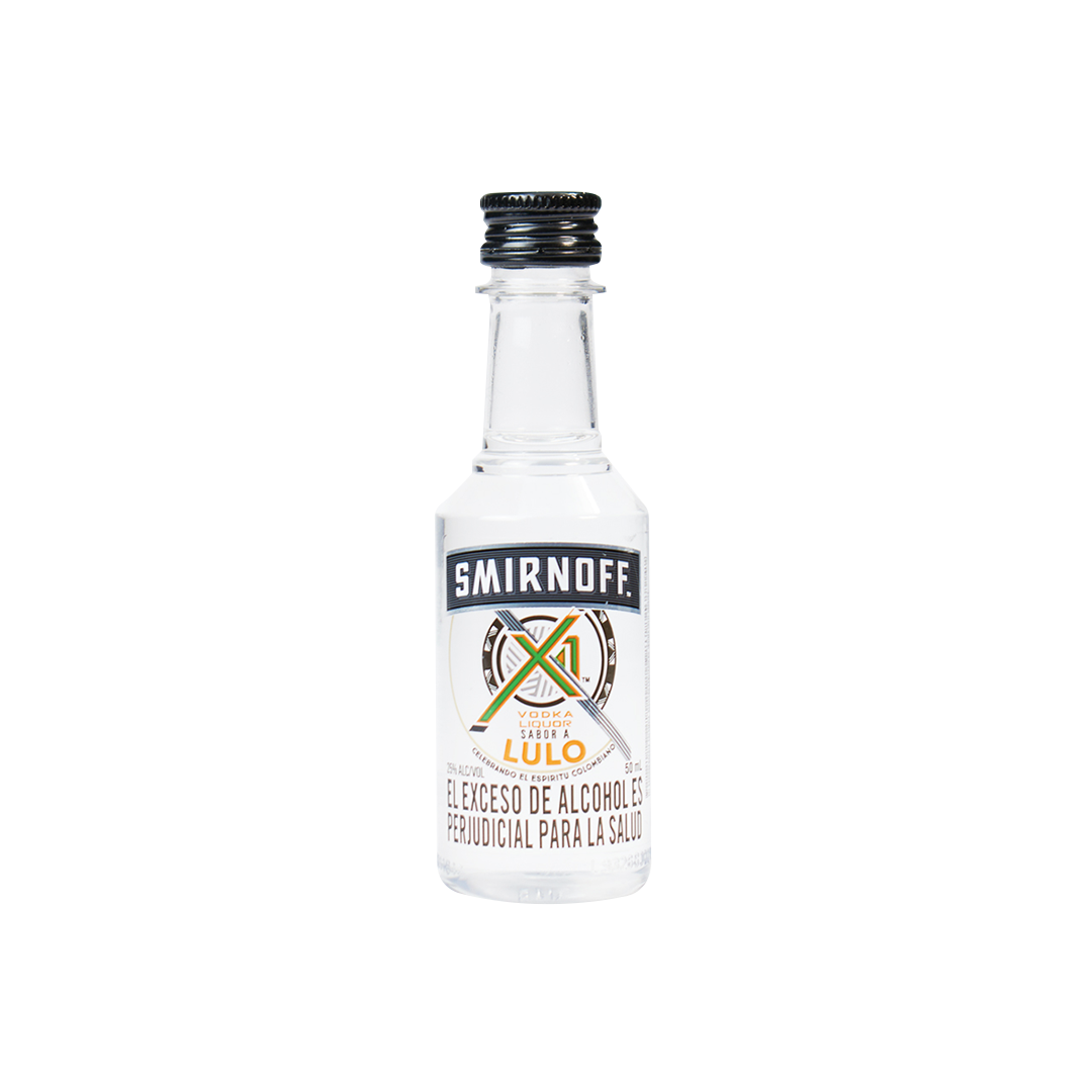 Vodka Smirnoff Lulo X1 50ml - La Principal de Licores - Medellín