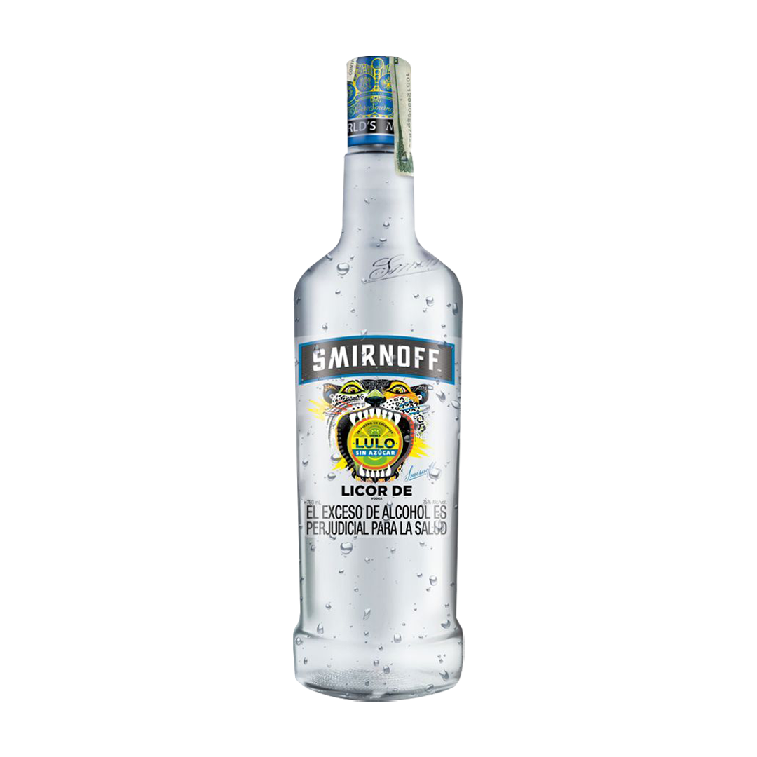 Vodka Smirnoff Lulo sin azúcar 750ml - La Principal de Licores - Medellín