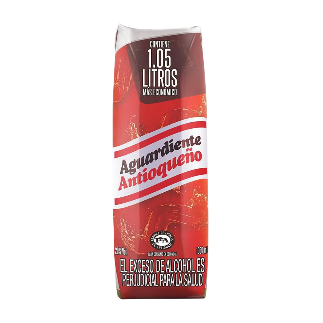 Aguardiente Antioqueño Rojo 1,05lt - La Principal de Licores - Medellín