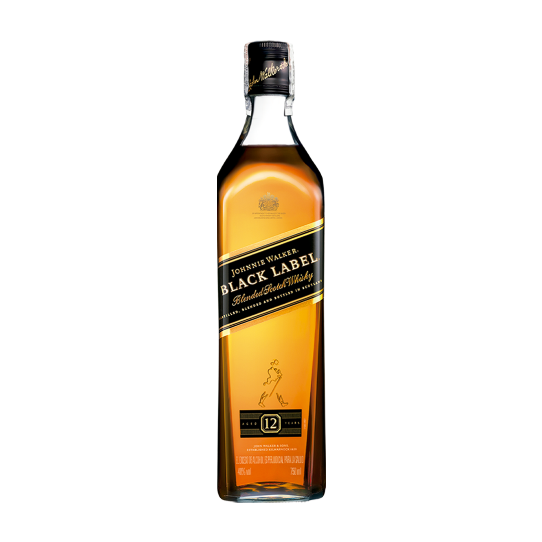 Whisky Johnnie Walker Black 1lt - La Principal de licores - Medellín