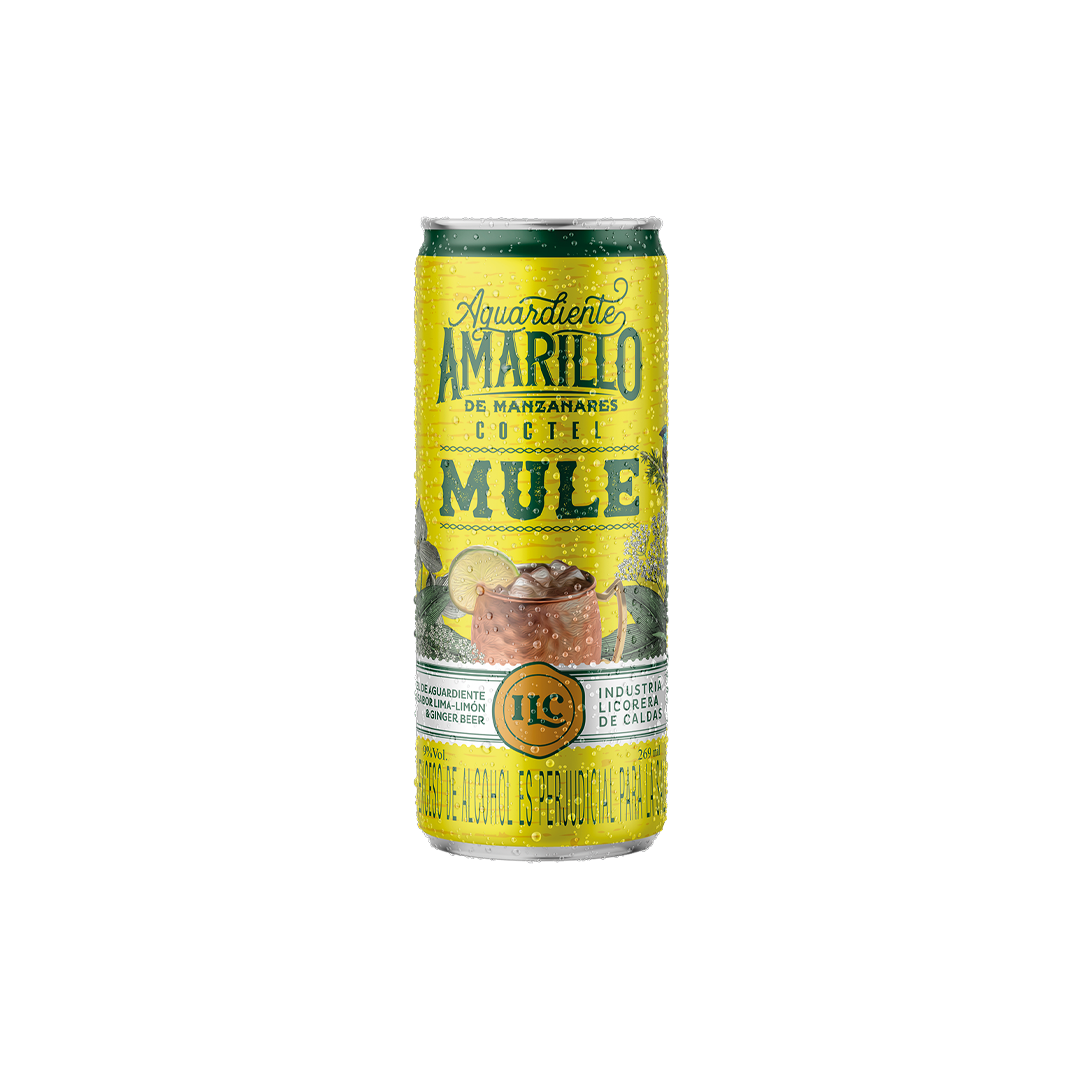 Cóctel Mule Amarillo de Manzanares - La Principal de Licores - Medellín