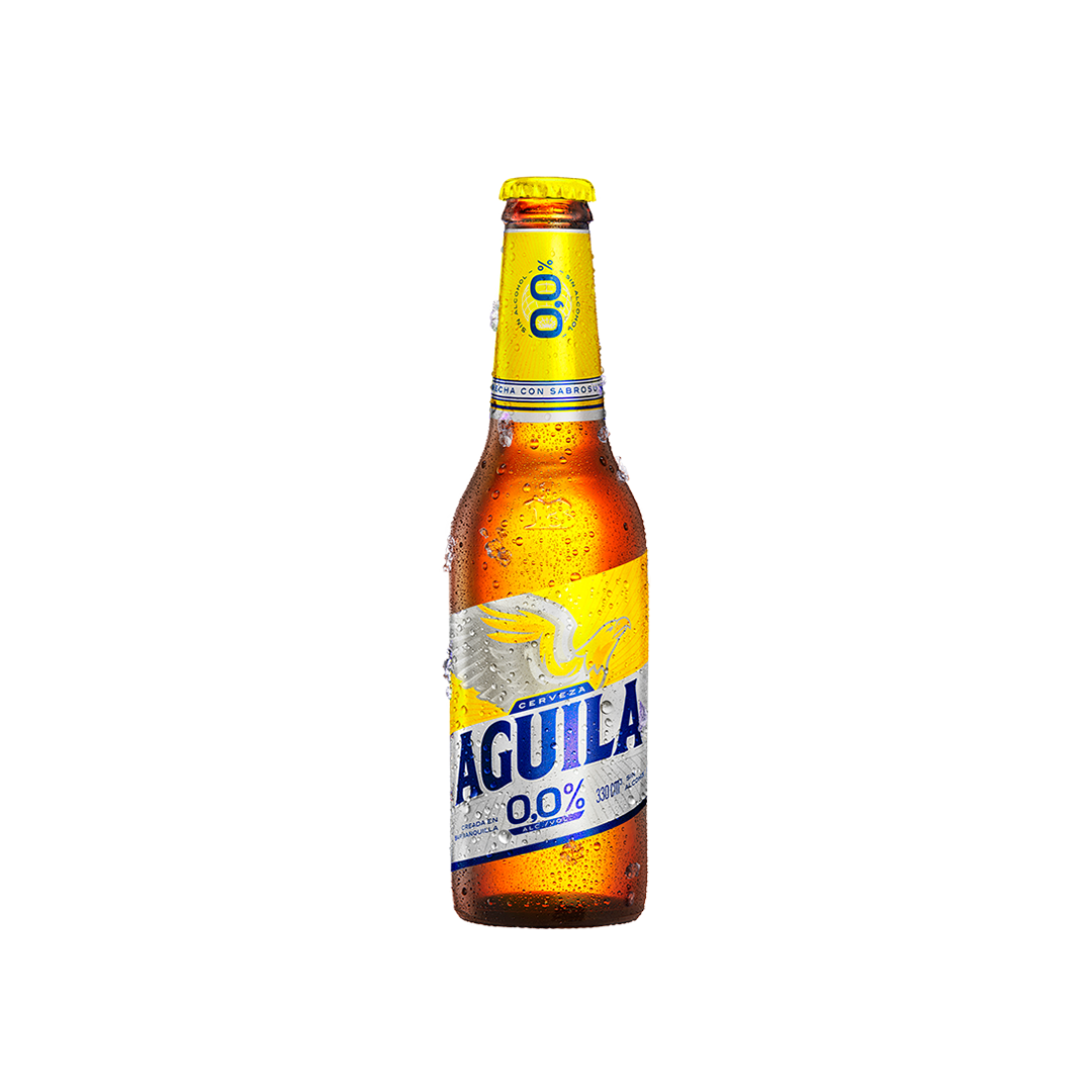 Cerveza Aguila 0.0 lata 330ml - La Principal de Licores - Medellín