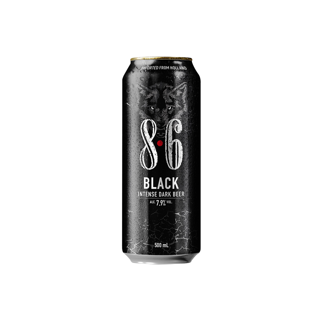 Cerveza Importada 8.6 Black Lata 500ml - La Principal de Licores - Medellín