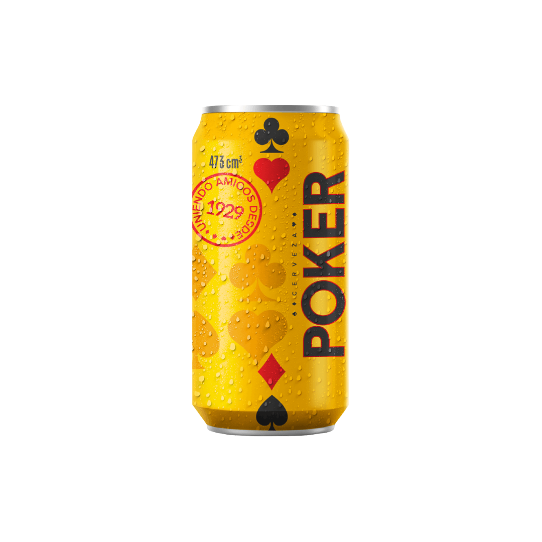 Cerveza Poker Lata 473ml - La Principal de Licores - Medellín