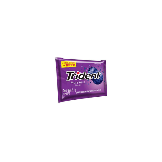 Chicles Trident x 3 Mora Azul - La Principal de Licores - Medellín