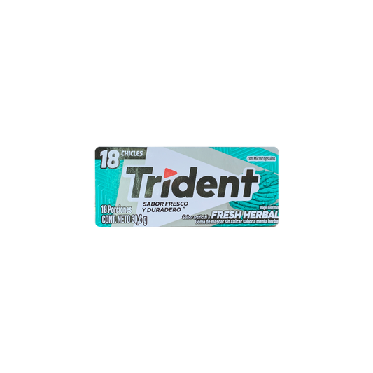 Chiclets Trident Fresh Herbal - La Principal de Licores - Medellín