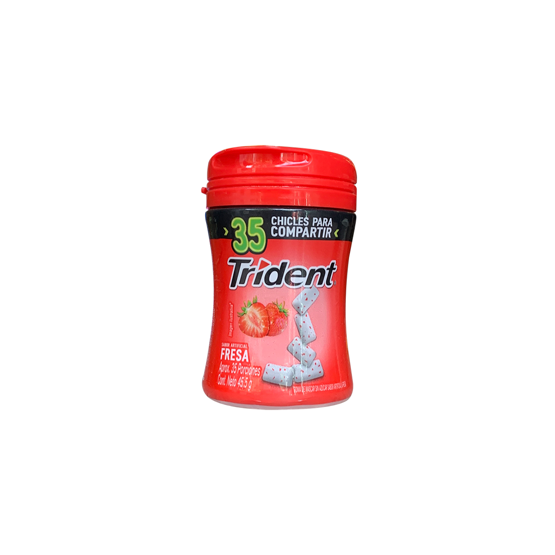 Chiclets Trident Fresa - La Principal de Licores - Medellín