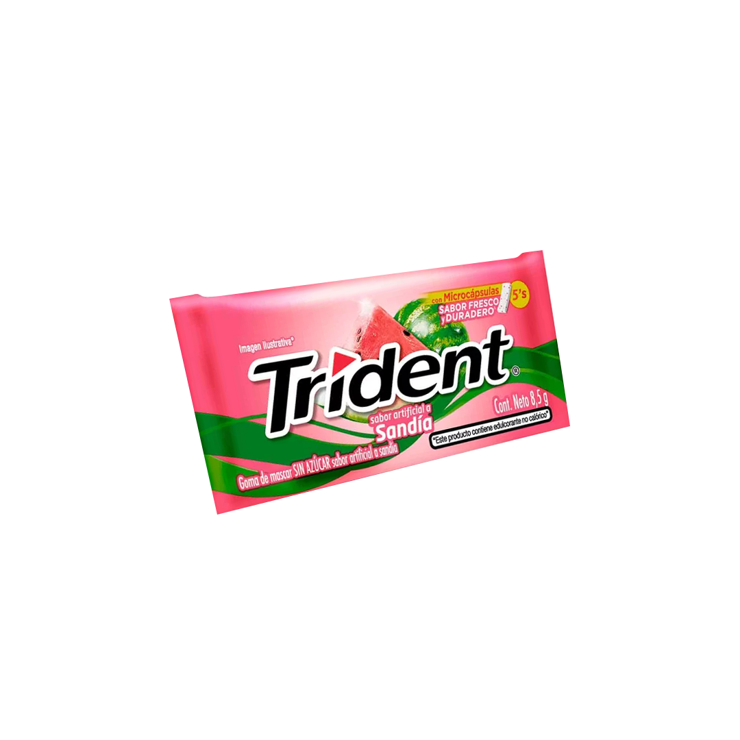 Chiclets Trident Sandia - La Principal de Licores - Medellín