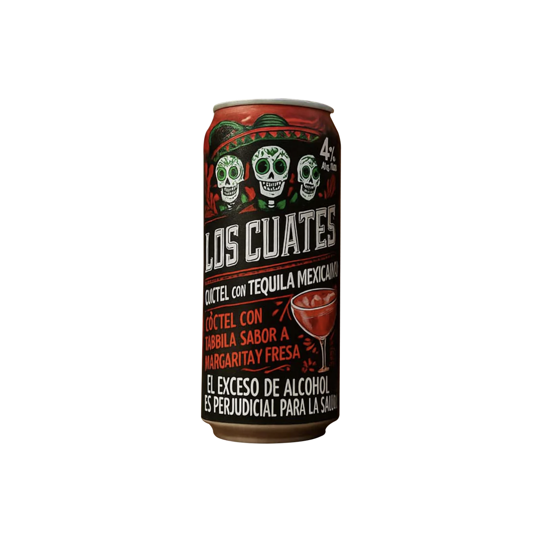 Cóctel Los Cuates Margarita y Fresa 269ml - La Principal de Licores - Medellín