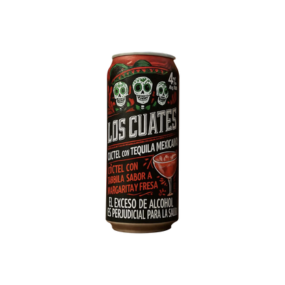 Cóctel Los Cuates Margarita y Fresa 269ml - La Principal de Licores - Medellín