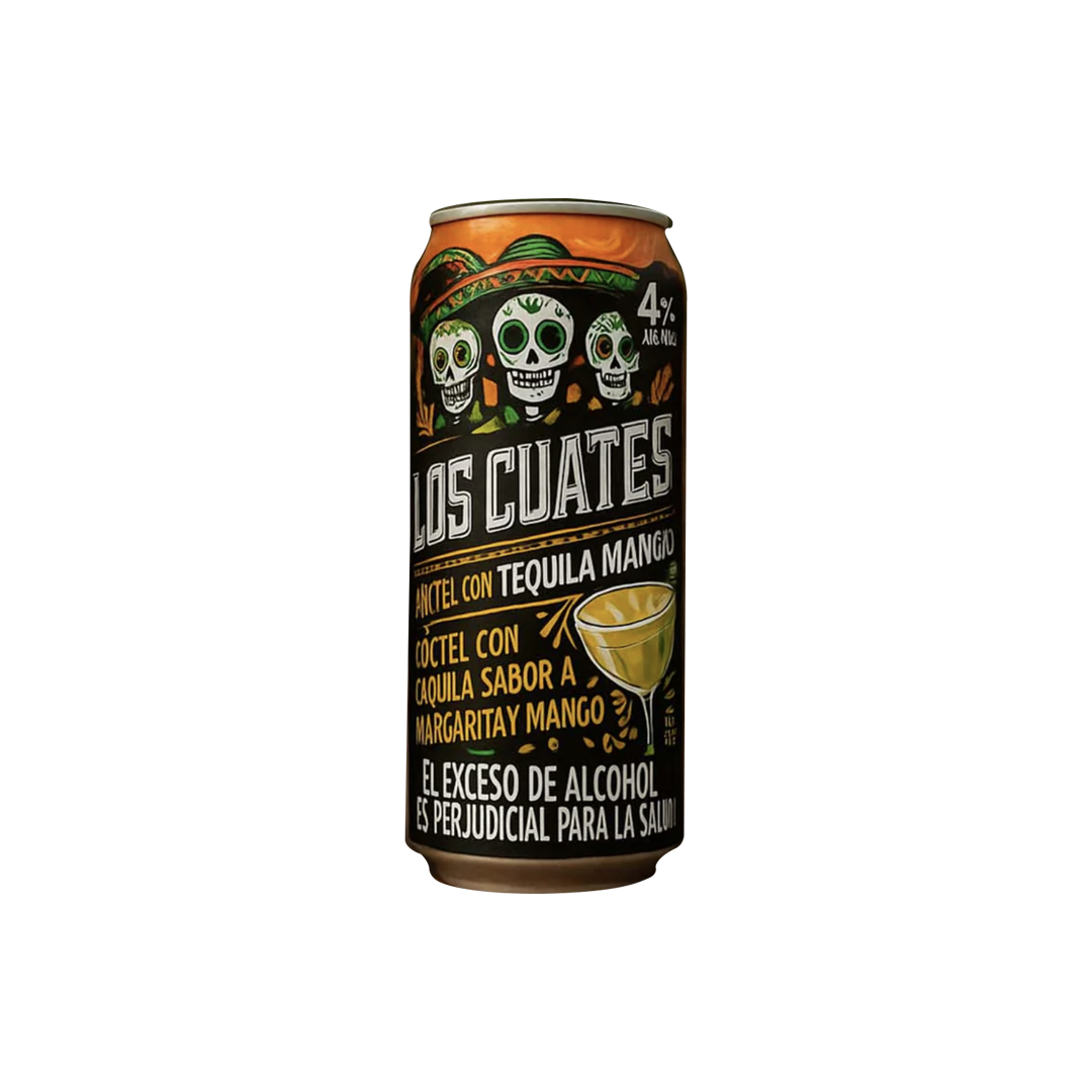 Cóctel Los Cuates Margarita y Mango 269ml - La Principal de Licores - Medellín