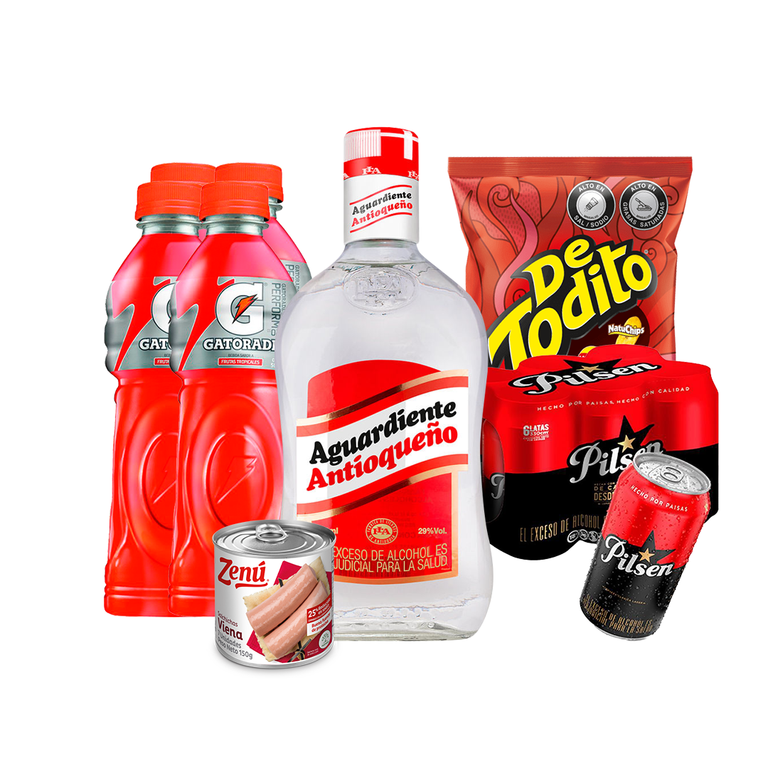 Combo - Antioqueño Rojo - La Principal de Licores - Medellín