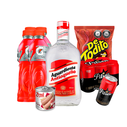 Combo - Antioqueño Rojo - La Principal de Licores - Medellín