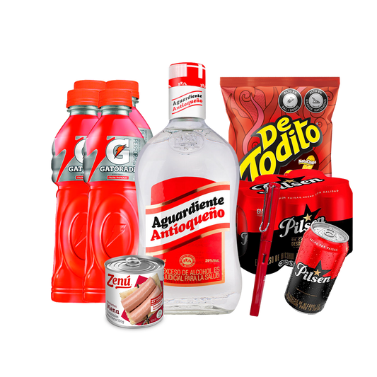 Combo - Antioqueño Rojo - La Principal de Licores - Medellín