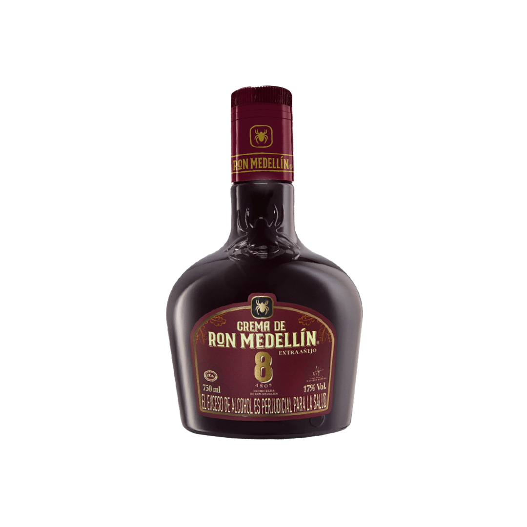 Crema de Ron Medellín 8 años extra añejo 750ml - La Principal de Licores - Medellín