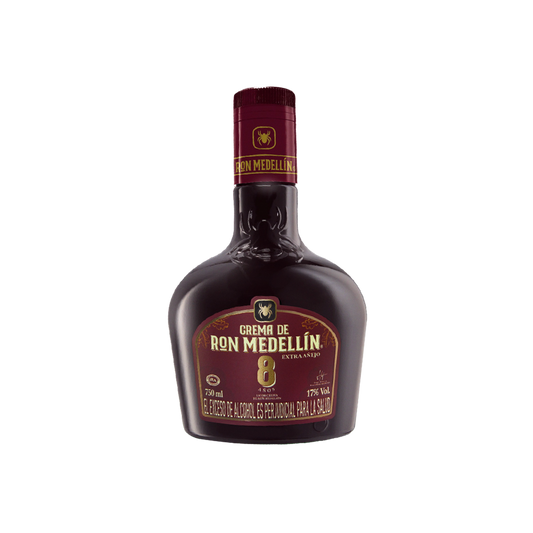 Crema de Ron Medellín 8 años extra añejo 750ml - La Principal de Licores - Medellín