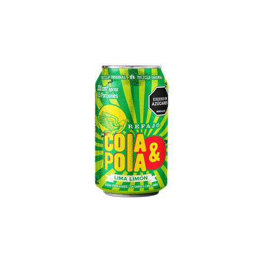 Refajo Cola y Pola Lima Limón 330ml - La Principal de Licores - Medellín