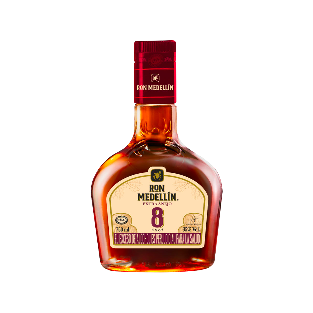 Ron Medellín 8 años Extra Añejo 750ml - La Principal de Licores - Medellín