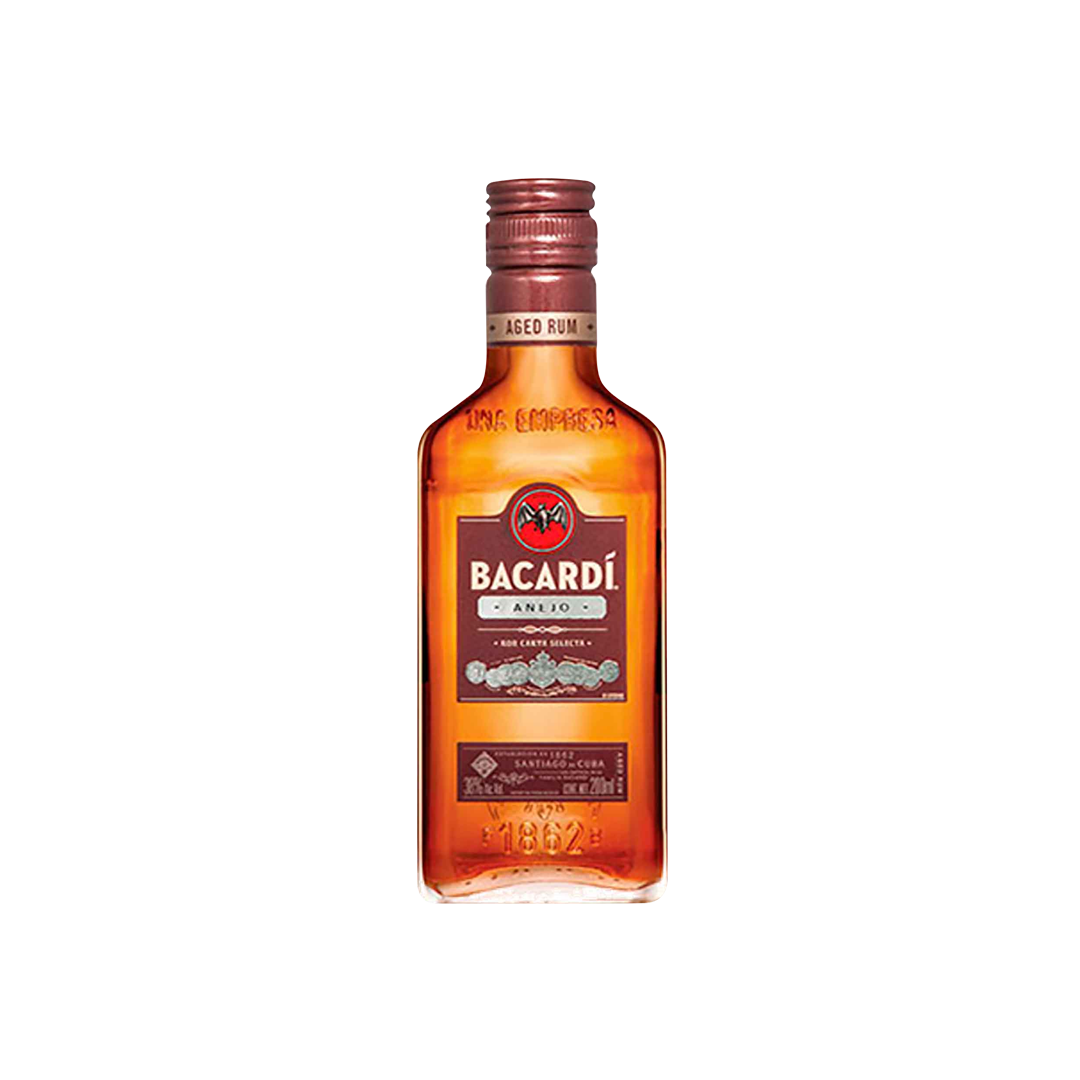 Ron Bacardi Añejo 200ml - La Principal de Licores - Medellín