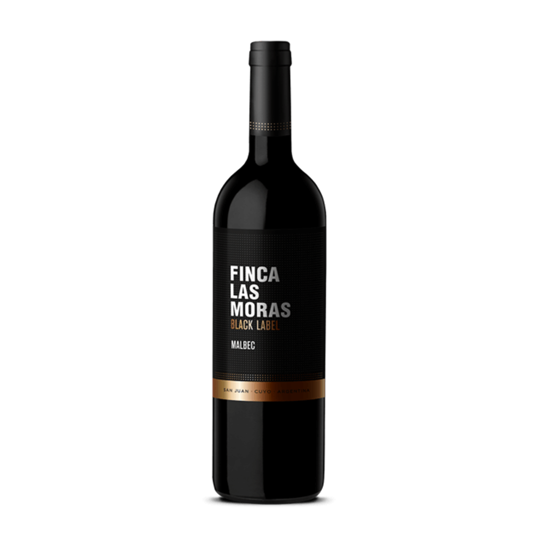 Vino Tinto Finca Las Moras Black Label Malbec 750ml - La Principal de Licores - Medellín