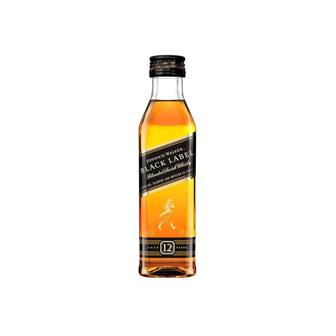 Whisky Johnnie Walker Black 50ml - La Principal de licores - Medellín