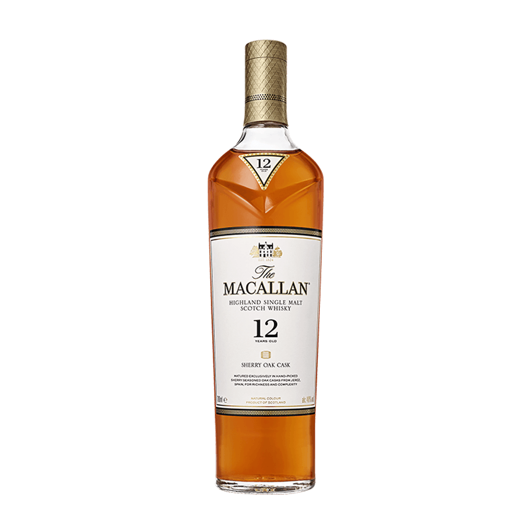 Whisky The Macallan 12 Sherry Oak 700ml - La Principal de Licores - Medellín