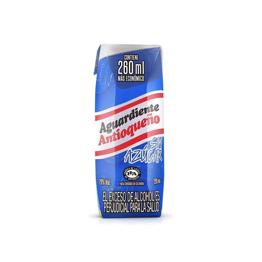 Aguardiente Antioqueño Azul 260ml - La Principal de Licores - Medellín