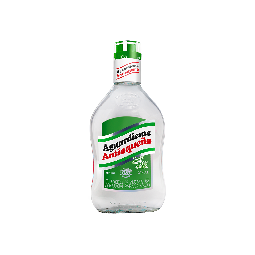 Aguardiente Antioqueño Verde 375ml - La Principal de Licores - Medellín